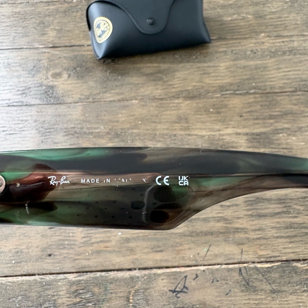 Ray-Ban Mega Wayfarer RB0840-S 6635/5C Transparent Green Sunglasses 51mm - Picture 4 of 8